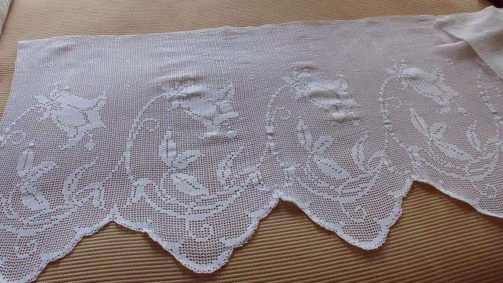 Renda para aplicar em cortina