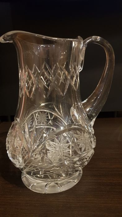 Dzbanek kryształowy PRL