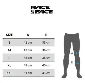 Ochraniacze rowerowe dziecięce Race Face Sendy Trail na kolana junior
