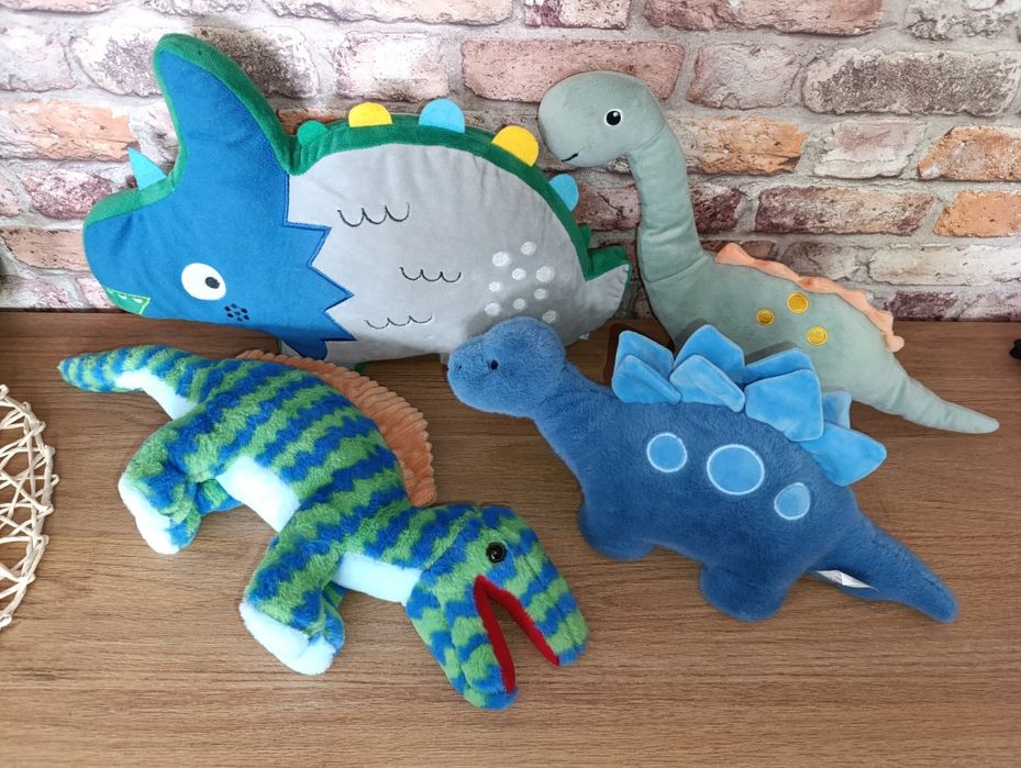 Maskotki zestaw dinozaurów dinozaur poduszka, ogranicznik drzwi