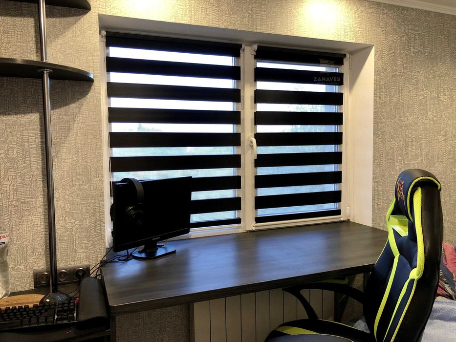 Рулонные шторы, жалюзи день ночь, тканевые ролеты, римские, блекаут