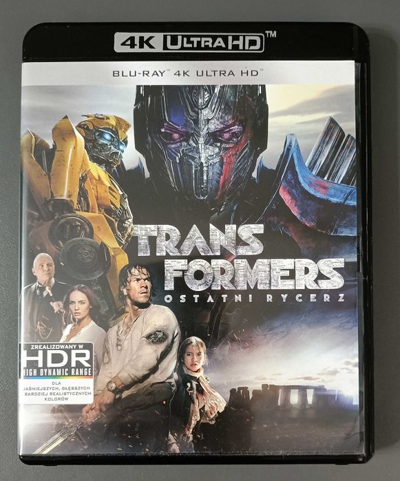 Transformers Ostatni Rycerz blu-ray 4K dźwięk pl