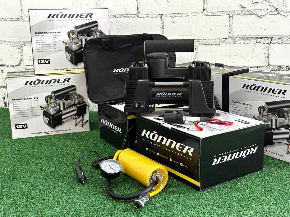 Автомобільний компресор, Компрессор для авто K00NER 60L, Автомобильний насос