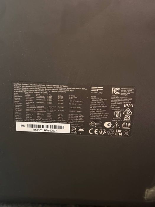 EcoFlow RIVER 3 Plus EB600 (858Wh)