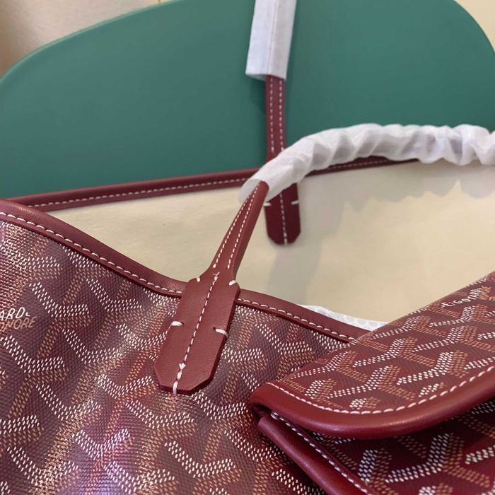 Torba Shopper w Kolorze Czerwonobrązowym GoyardSaintL0uis –