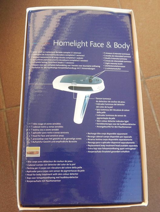 Depilator laserowy IPL włosów zestaw czujnik skóry