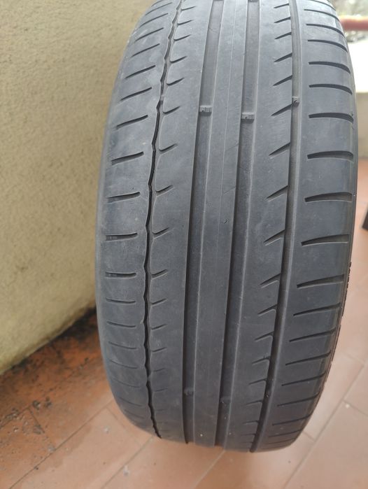 Vendo pneu semi-novo 205/55/R16 com Jante