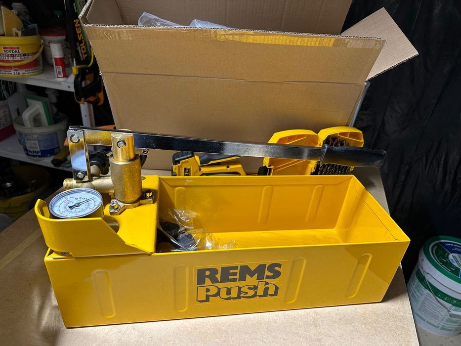 Ручний опресувальний аппарат опресовщик Rems push 60 бар