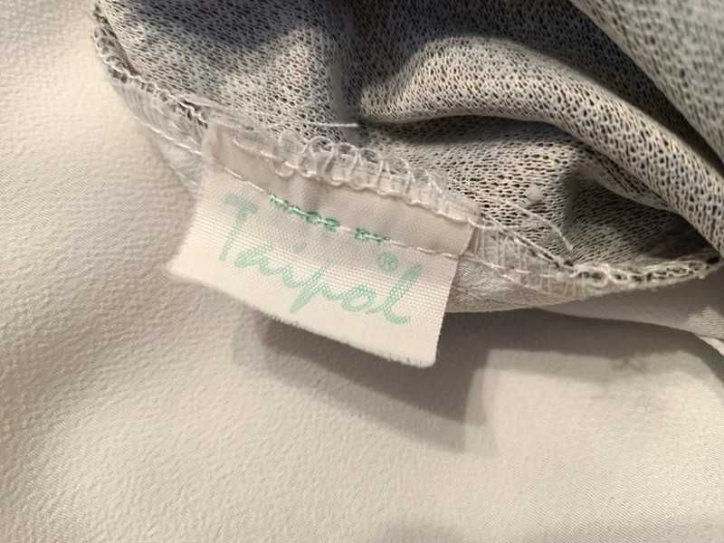 Bluzka Koszula Z Kołnierzykiem Vintage Taipol Rozmiar L