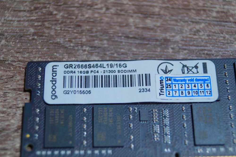Пам'ять для ноутбуків Wilk Electronic 16 GB SO-DIMM DDR4 2666MHz TVOYO