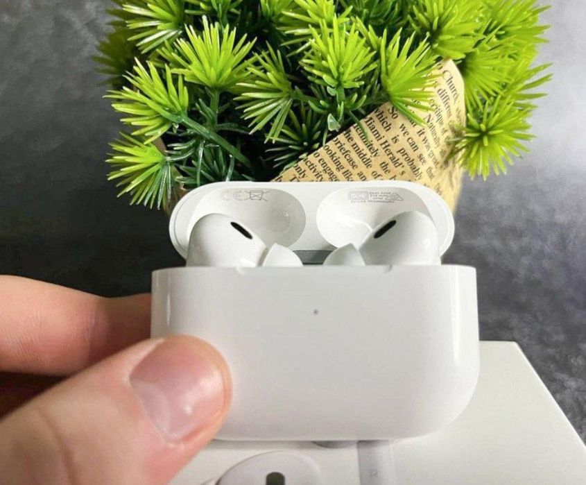 Навушники AirPods Pro 2 1:1 люкс якість аірподс про 2 білі