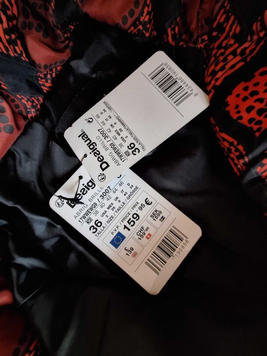 Kurtka puchowa zimowa przejściowa desigual roz.S