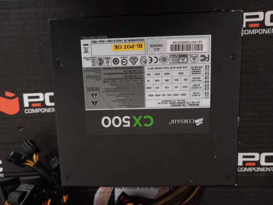fonte de alimentao 500w 80 plus corsair64729952747907124