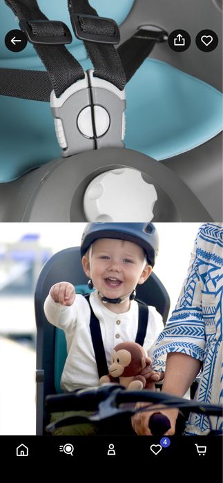 Cadeira de crianca para bicicleta Hamax Buddy