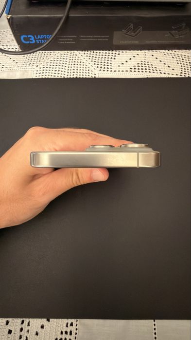 iPhone 16 Pro 128GB Titânio Cinzento | Caixa + Fatura | Impecável