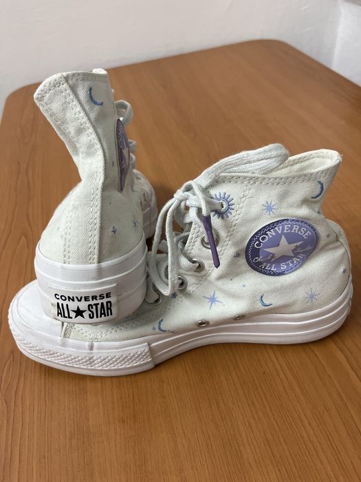 Високі кеди Converse Chuck Taylor All Star Lift Platform (Celestial / Зірки) Оригінал 37.5 розмір