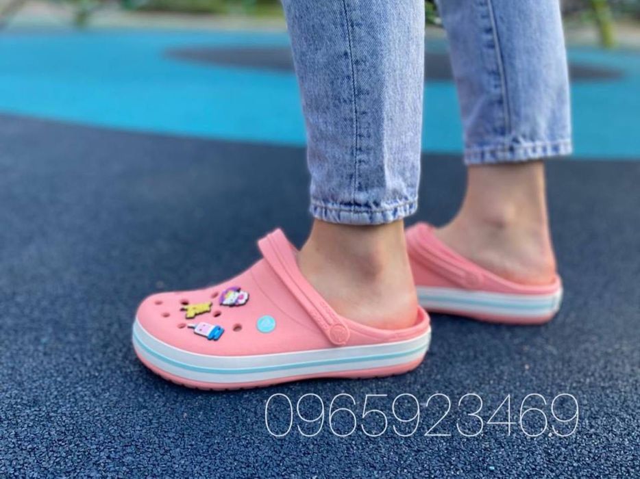 Хіт! Купити  Крокси Crocs Crocband сабо  Оригінал  36-45р + Джибітс