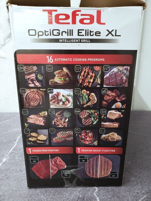 Гарантія, чек! Електрогриль TEFAL OptiGrill Elite XL гриль тефаль
