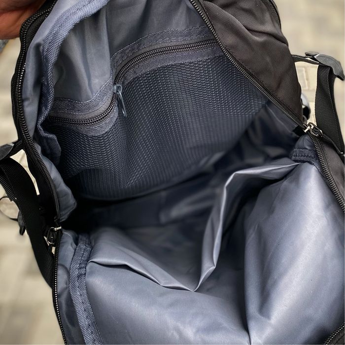 Чорний рюкзак БАГАТО ВІДДІЛЕНЬ туристичний спортивний місто Street Mas