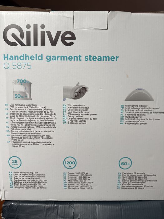 Ferro a vapor com caldeira