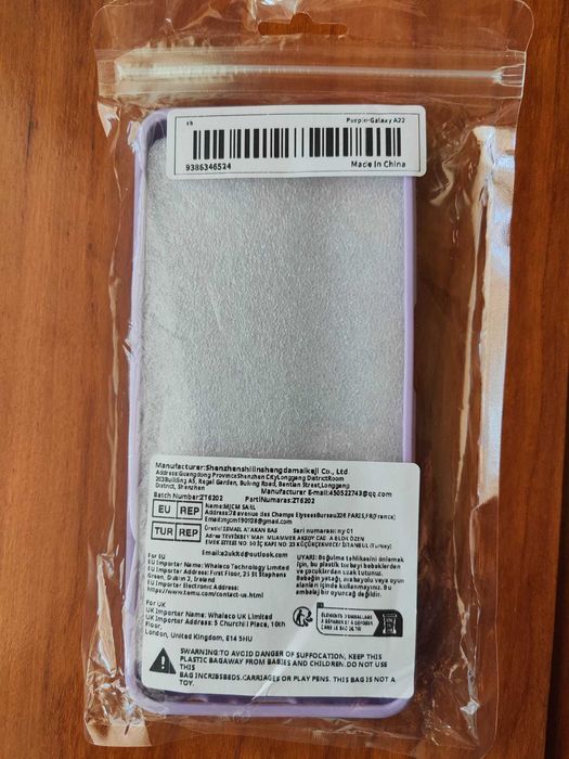 capa samsung galaxy a22 nova embalda