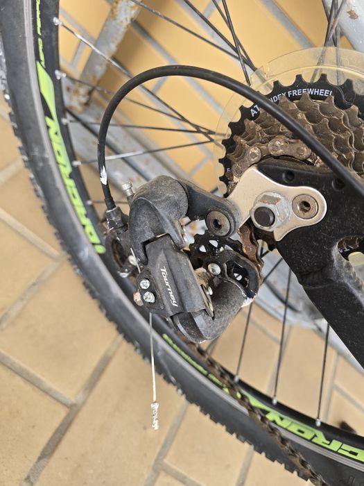 Bicicleta usada desocupar