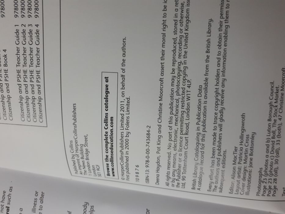 Citizenship and pshe book 3