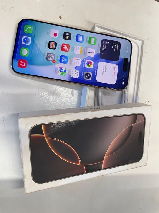 iPhone 16 Pro Max Titanium Desert 256Gb