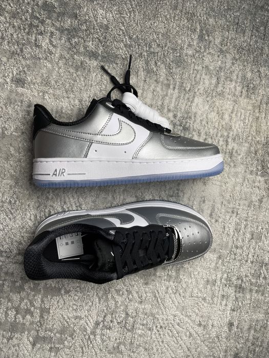 Nike Air Force 1 Low Metalic Silver 38.5 *NOWE*