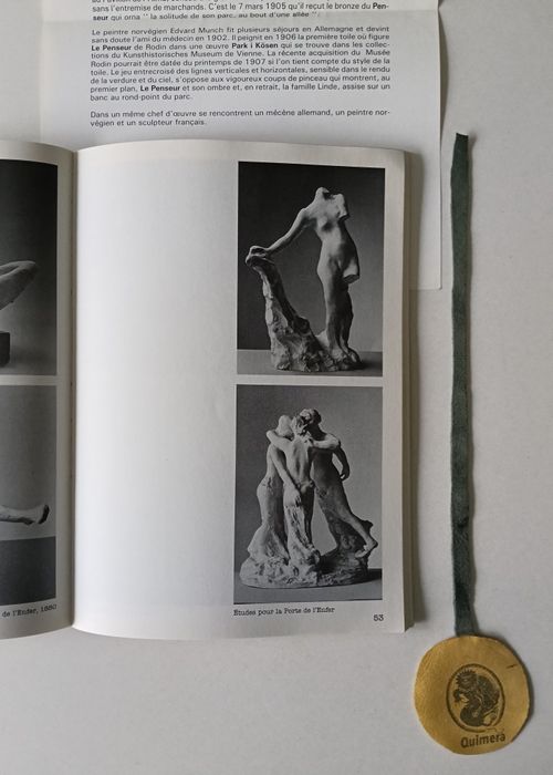 Le musée Rodin, dedicatória do fotógrafo