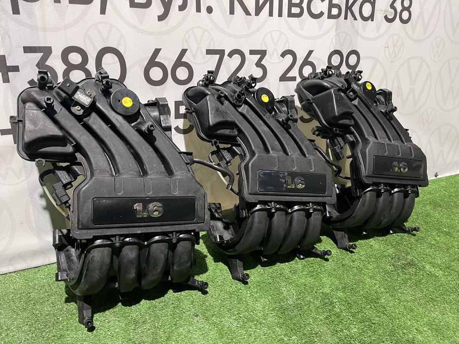 Впускний колектор Гольф 5 Шкода Октавія а5 1.6 mpi BSE BGU BSF впускной колектор 1.6 мпі Golf 5 Skoda a5 Фольцваген