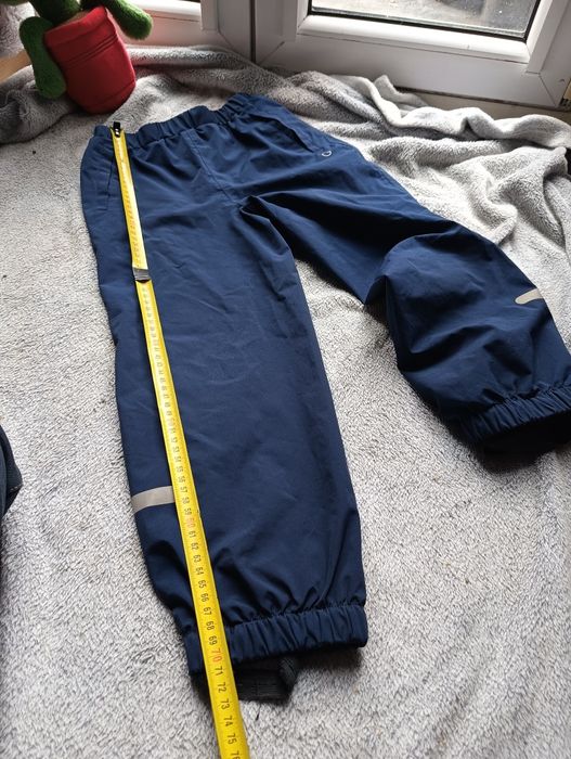 Spodnie przeciwdeszczowe w typie Softshell cienkie 116/122 na deszcz, niepogodę