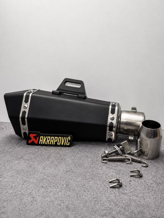 Прямоток Akrapovic 35см | Вихлоп на мотоцикл та автомобіль та sc project