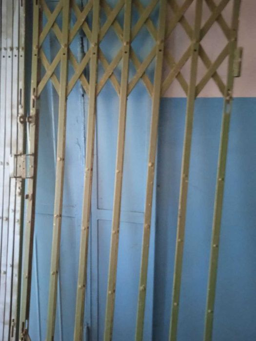 Дверна решітка розсувна - дві створки.