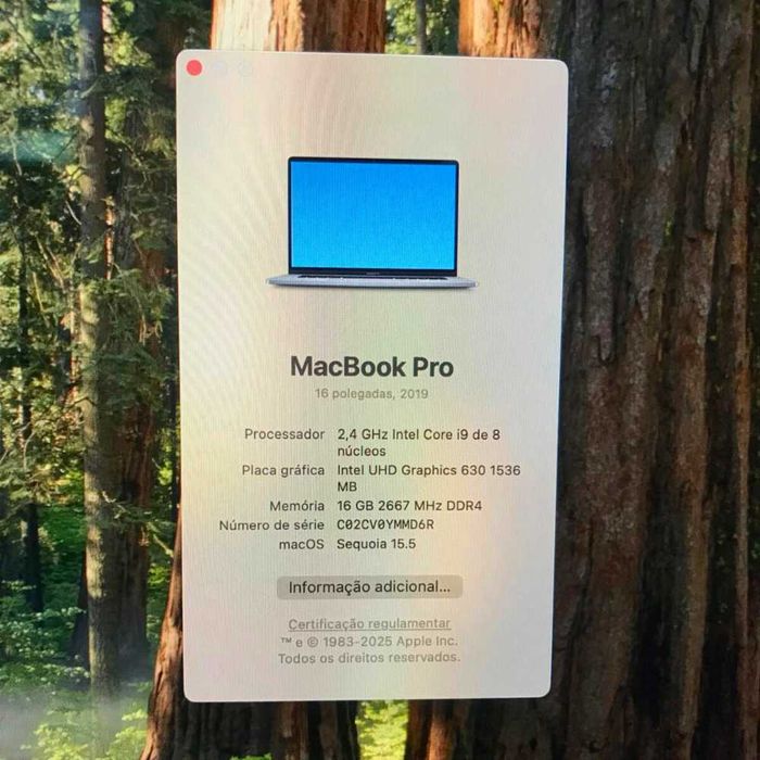 MacBook Pro 16, Processador i9, 500GB SSD, 16GB RAM, GARANTIA