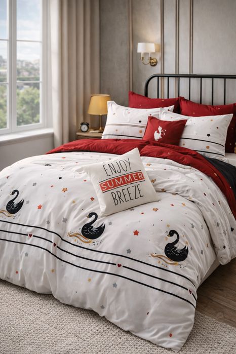 Постельное белье комплект Пододеяльник простынь наволочки