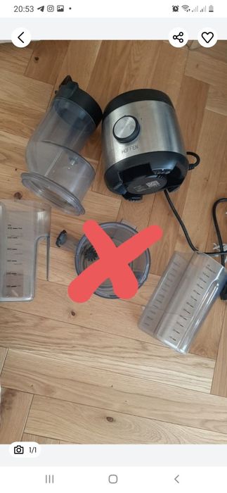 Części od wyciskarki Hoffner Food Expert