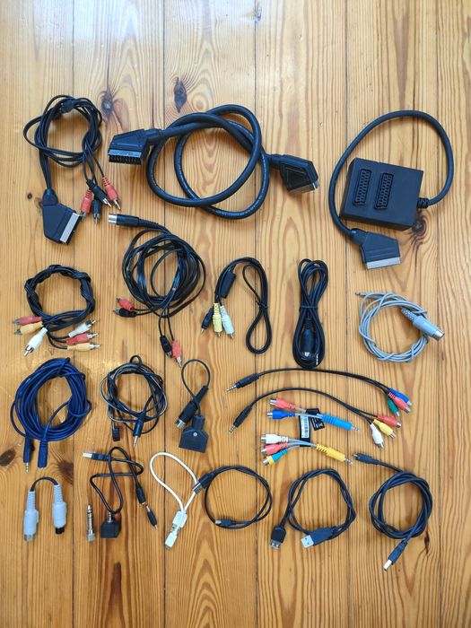 Przewody przejściówki audio video