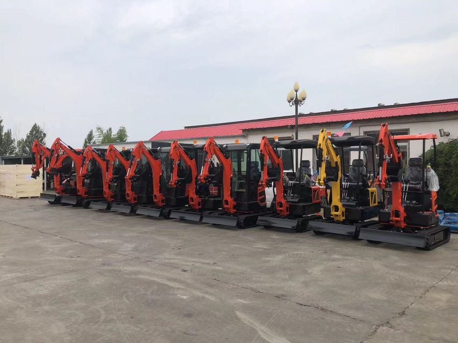 Mini giratória 2000kg,c/ 3 baldes