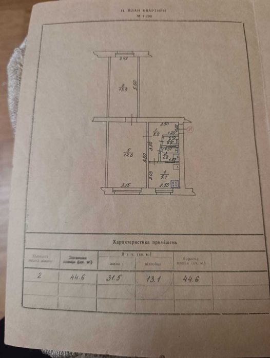 Продам 2-х кімнатну квартиру м. Охтирка, Лісний, 3