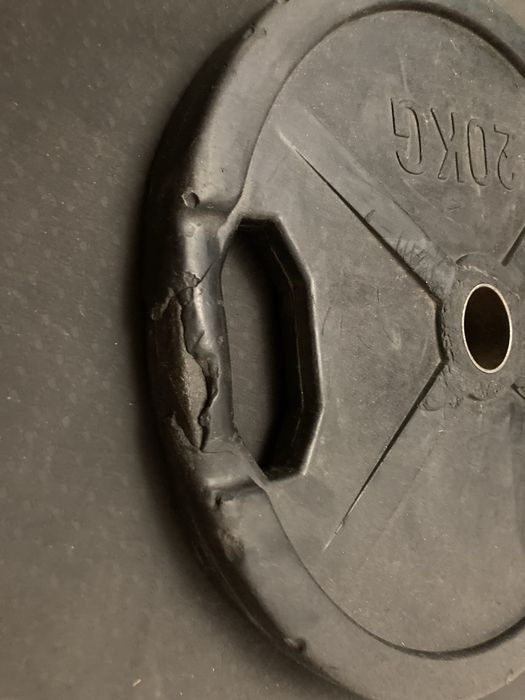 Takerze olimpijskie gumowane 20kg