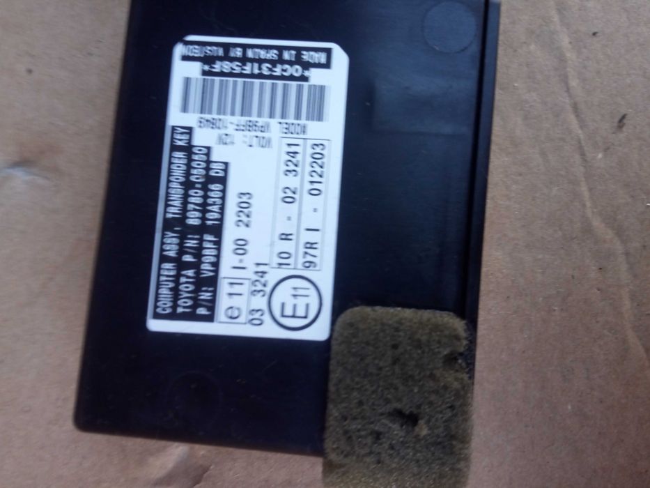 toyota AVENSIS T27 09-12    2,0 d-4d 126km zestaw startowy komputer