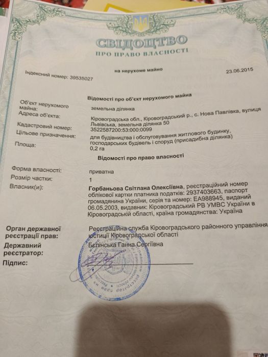 Продам земельный участок 20 сотых