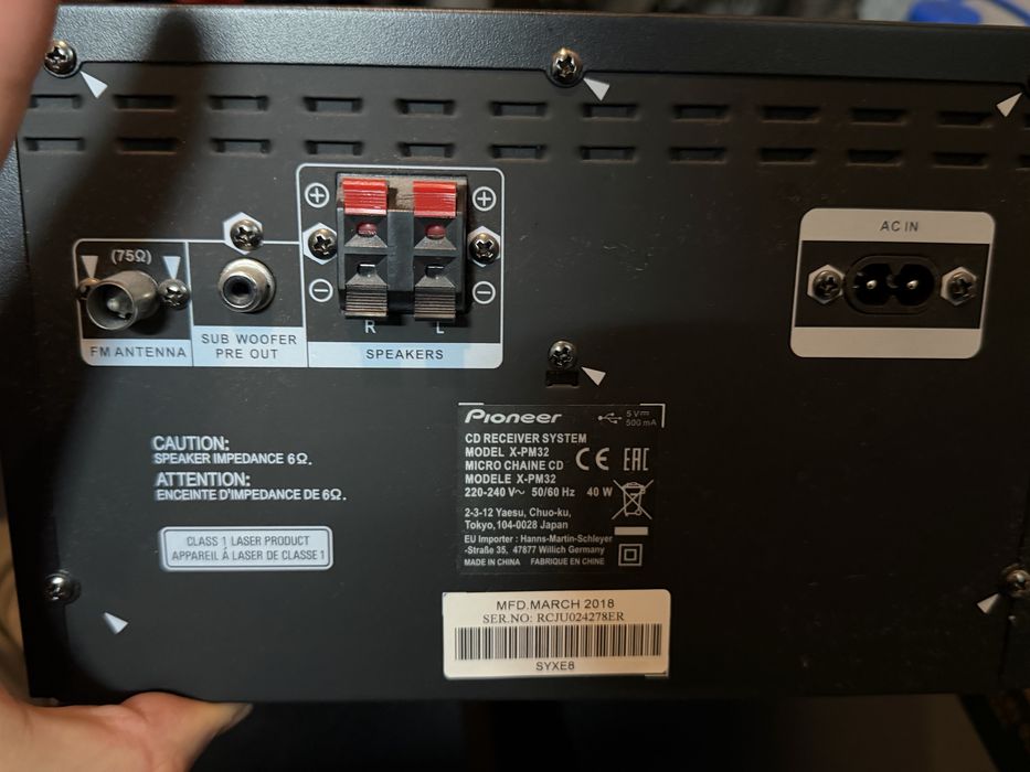 Mikro wieża Pioneer X-PM32