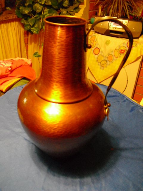 Jarrão grande em cobre "Gekra" Artesanato 3kg