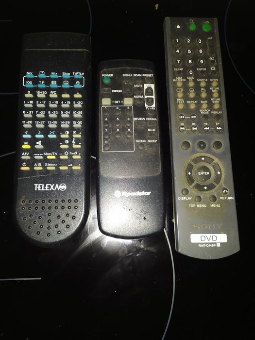 Comandos para Televisão DVDs,