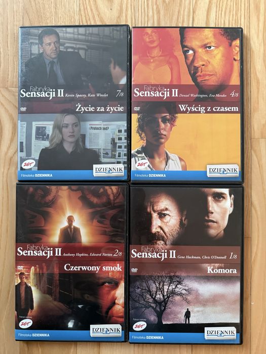 Film na DVD - 4 filmy akcji