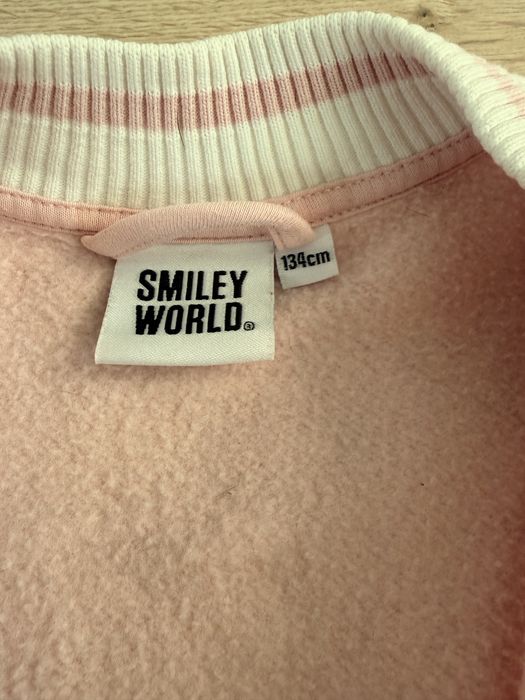 Bluza rozpinana smiley world 134 ciepła z meszkiem