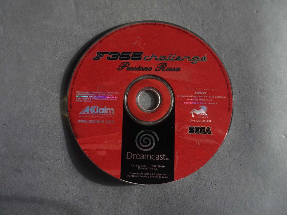 Jogo Dreamcast - F355 Challenge Passione Rossa