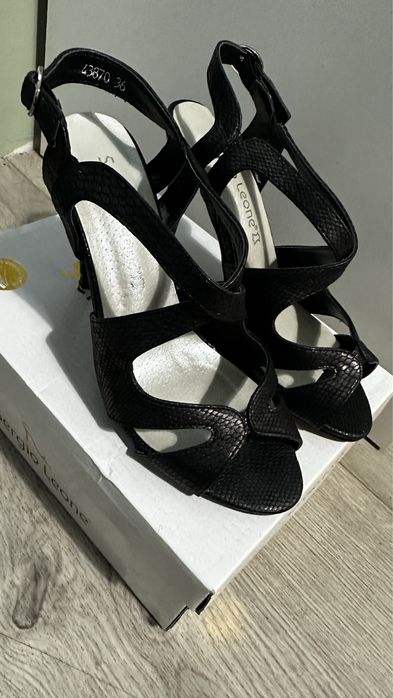 Eleganckie buty szpilko sandalki wygodne r36